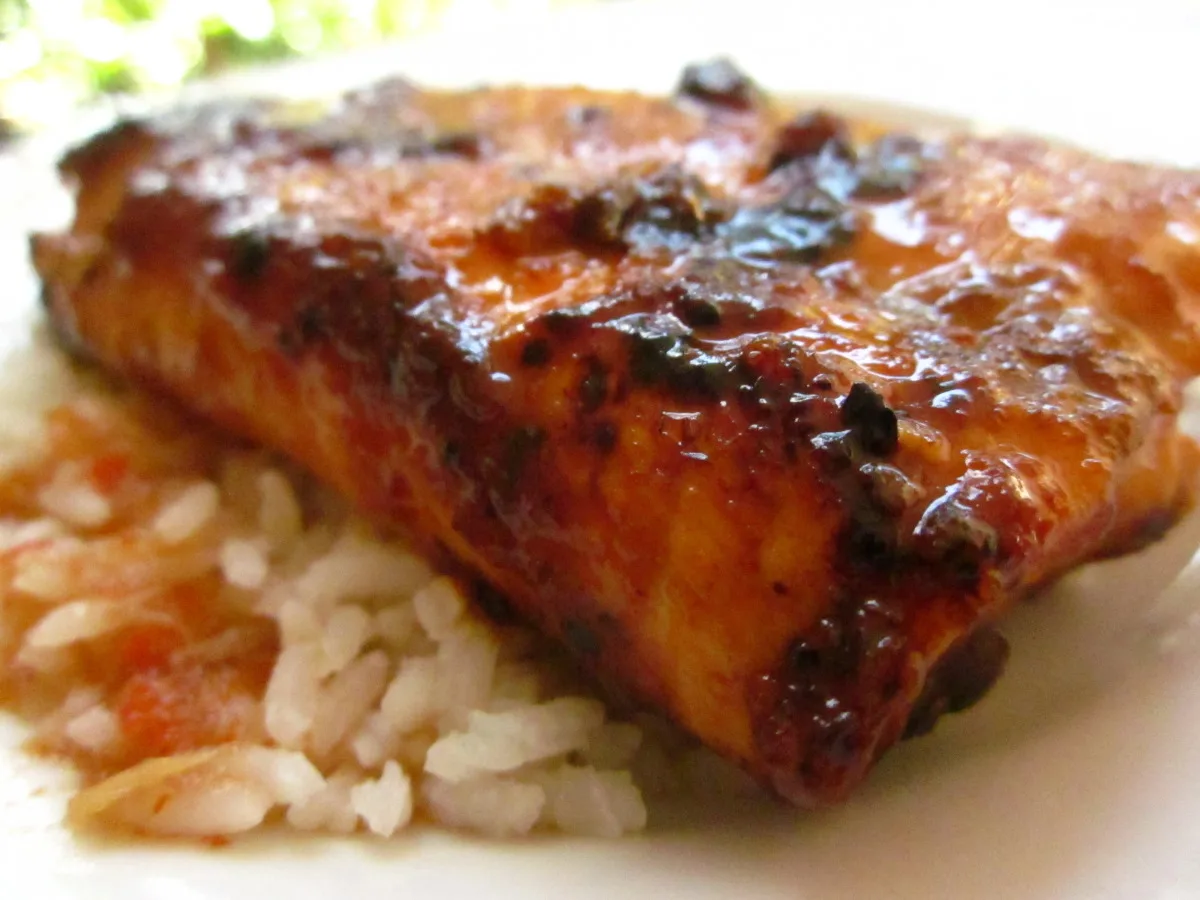 Ginger Lime Glazed Salmon