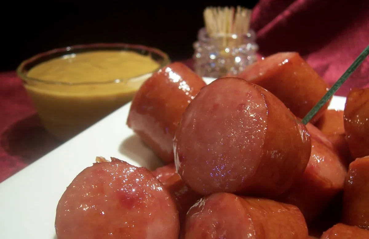 Glazed Kielbasa Bites