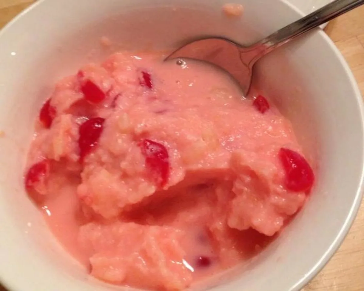 Grandmama Marshall's Cherry Pineapple Ice Cream