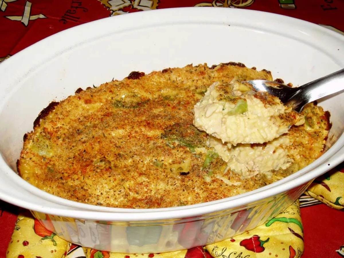 Курячо‑рисова запіканка бабусі