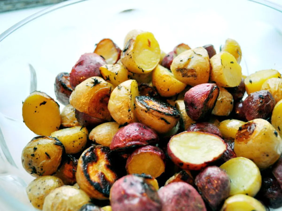 Greek Lemon Thyme Potatoes