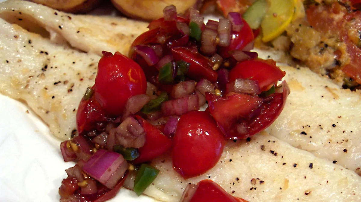 Grilled Catfish with Homemade Salsa