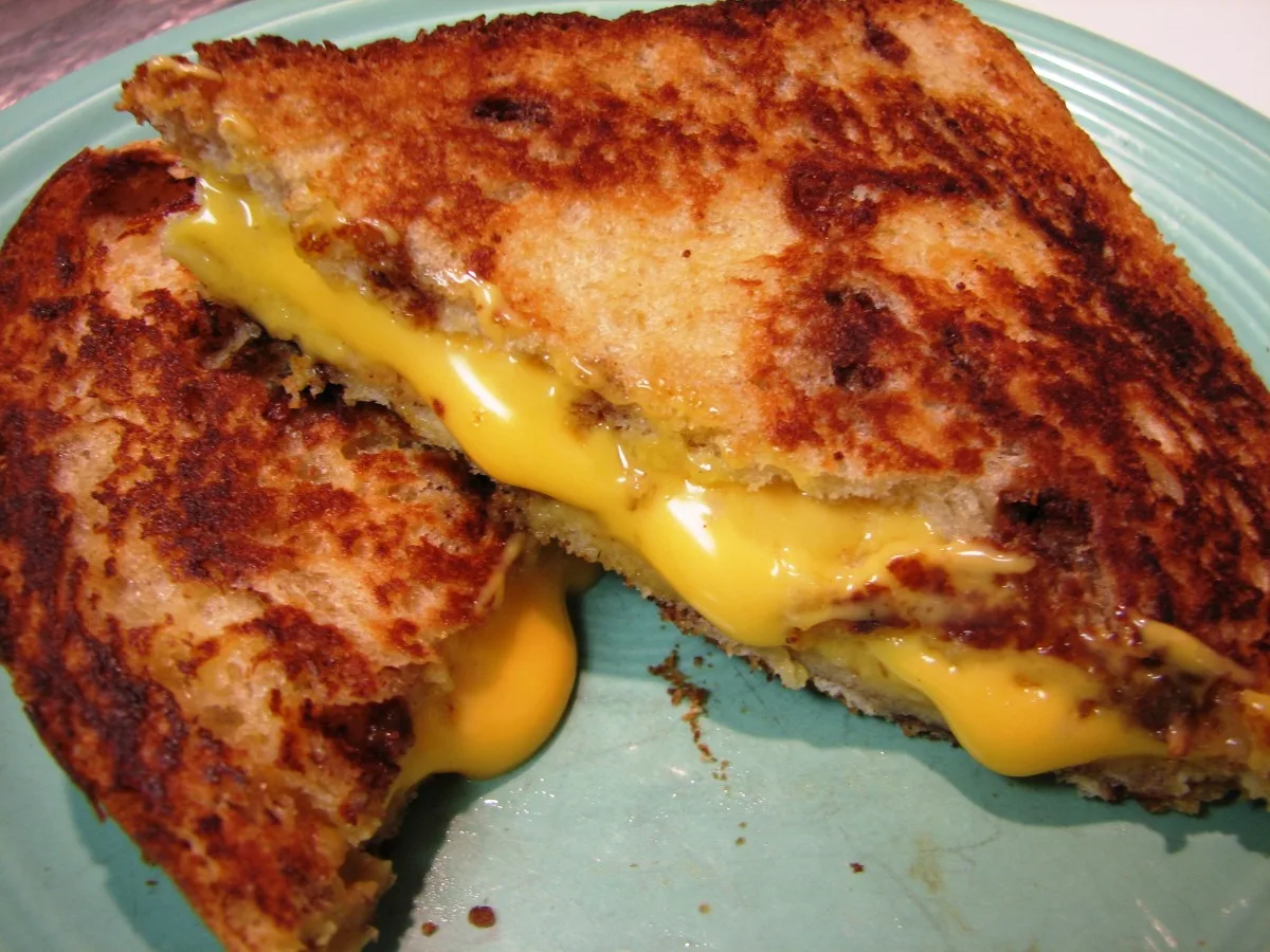 Grilled Cheese on Raisin Bread