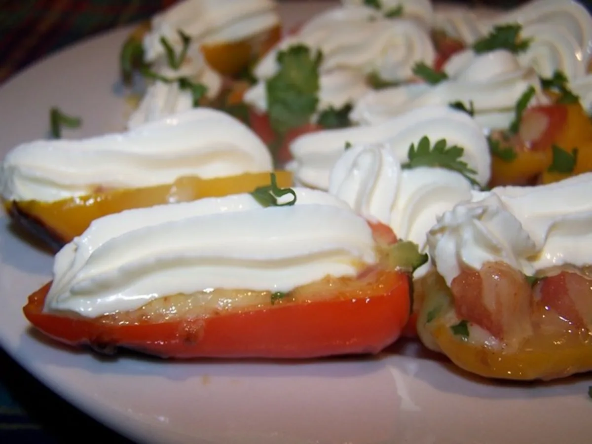Grilled Sweet Pepper Poppers
