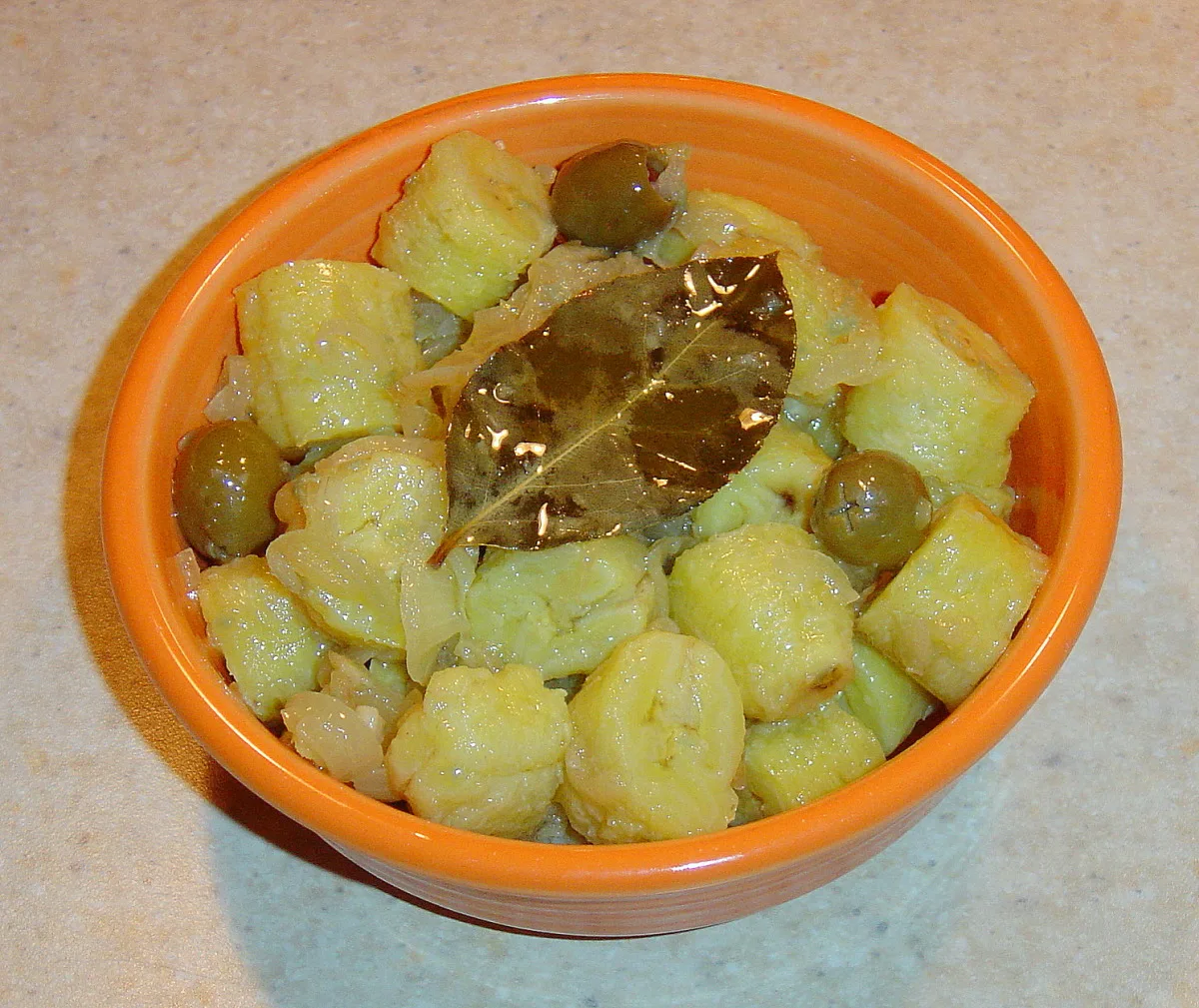 Guineos En Escabeche (Green Banana Salad)