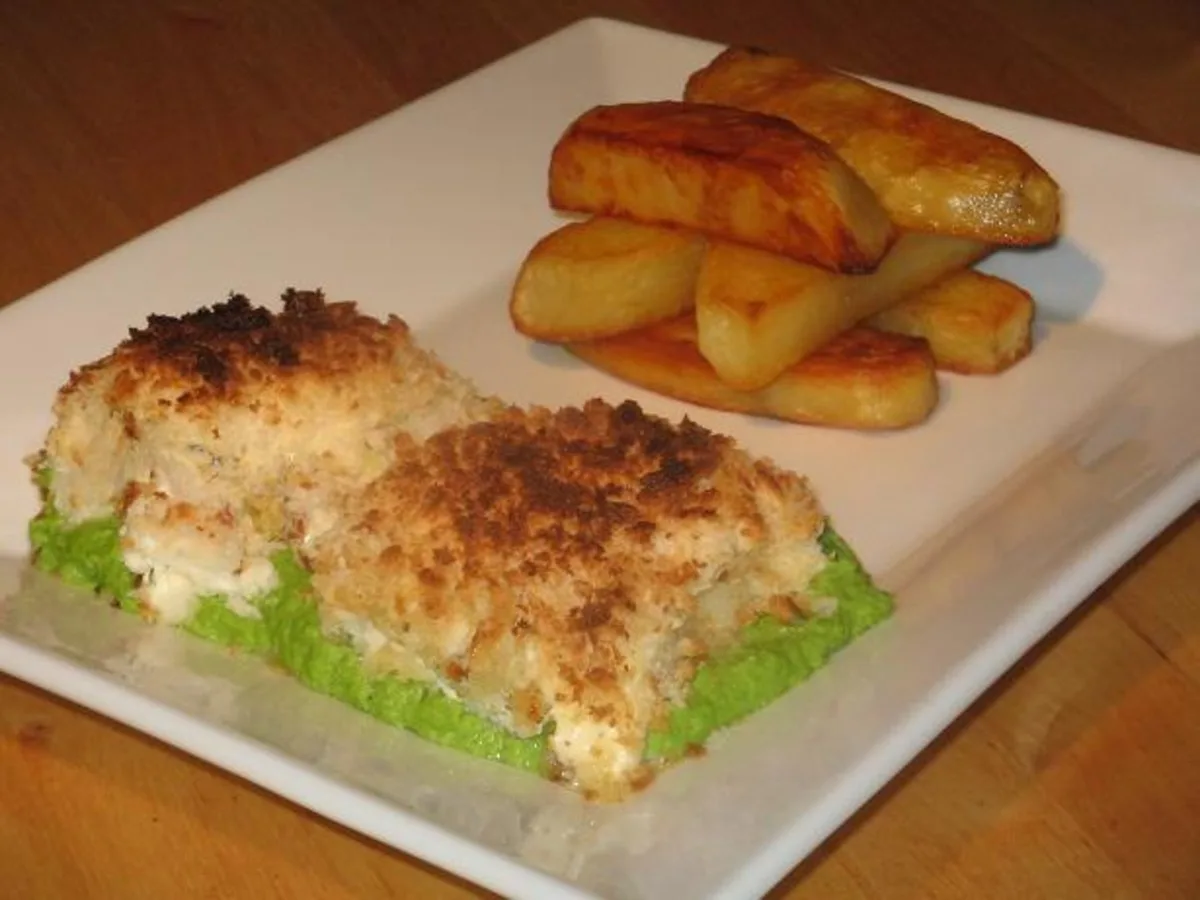 Crusted Halibut Olympia