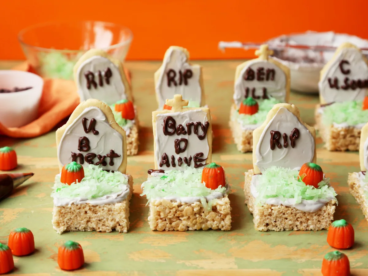 Halloween Tombstone Treats