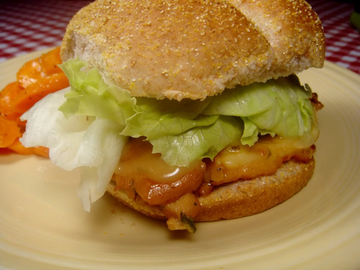 Ham and Cheese Chicken Sandwich