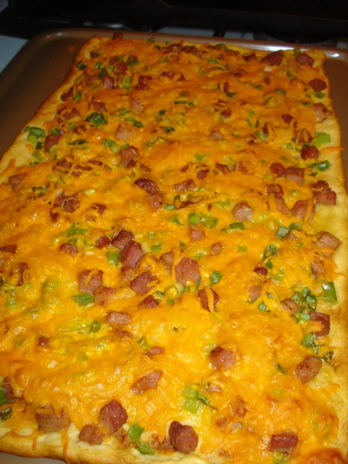 Ham and cheese crescent snacks