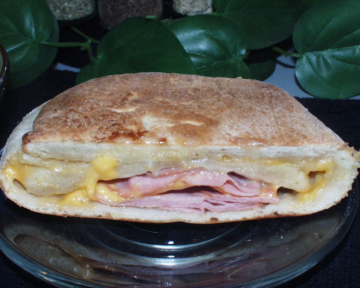 Ham and Cheese Stuffed Bread