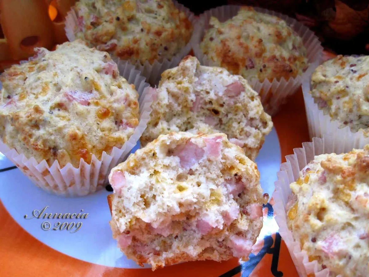 Ham N' Cheese Muffins