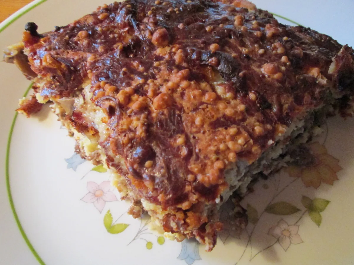 Hamburger Mushroom Bake