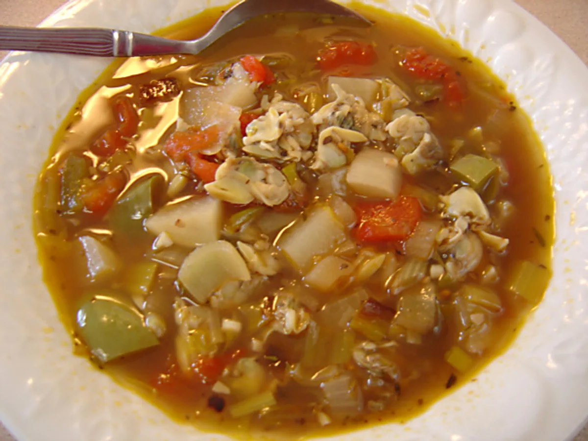 Healthy Manhattan Clam Chowder