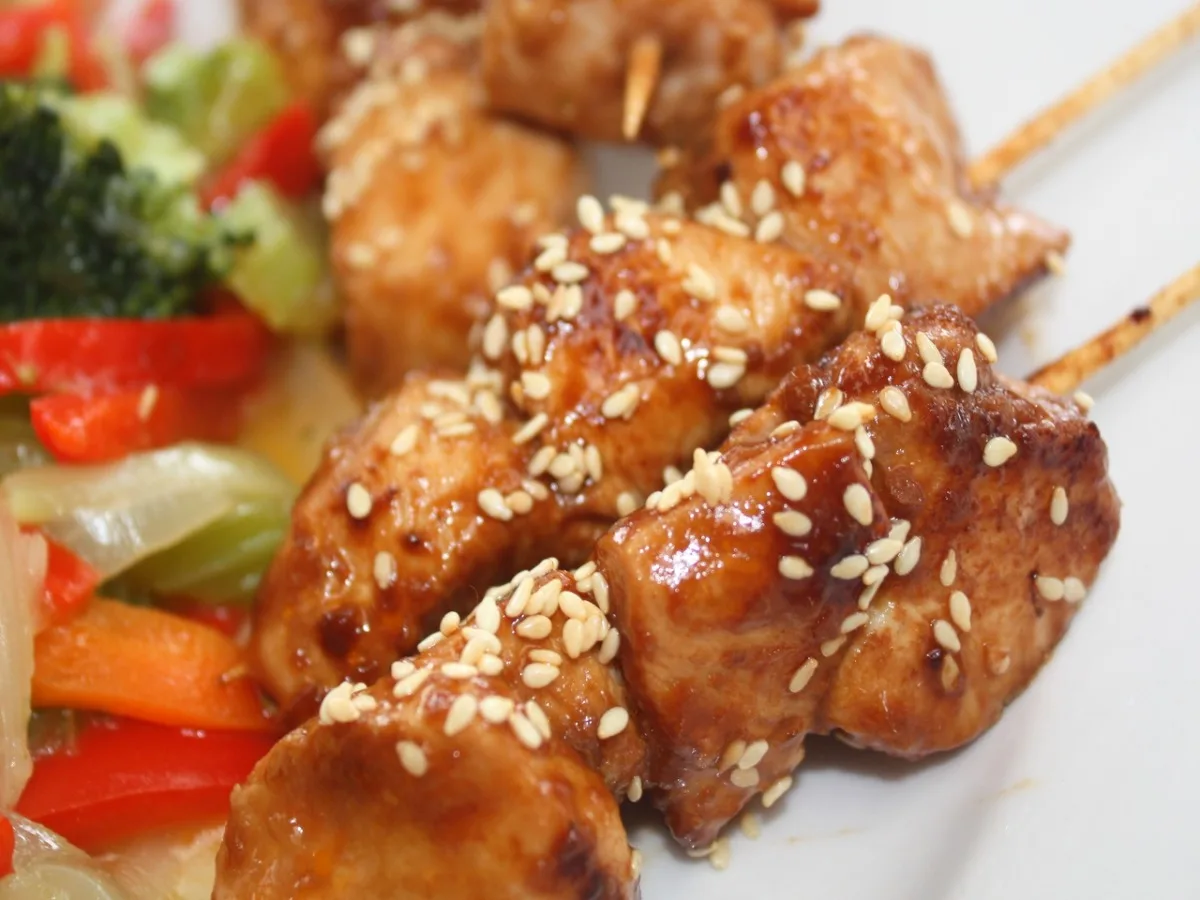 Hoisin Chicken Kebabs