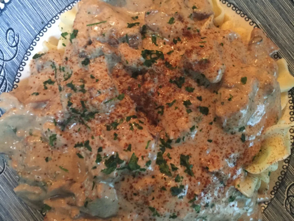 Homestyle Beef Stroganoff
