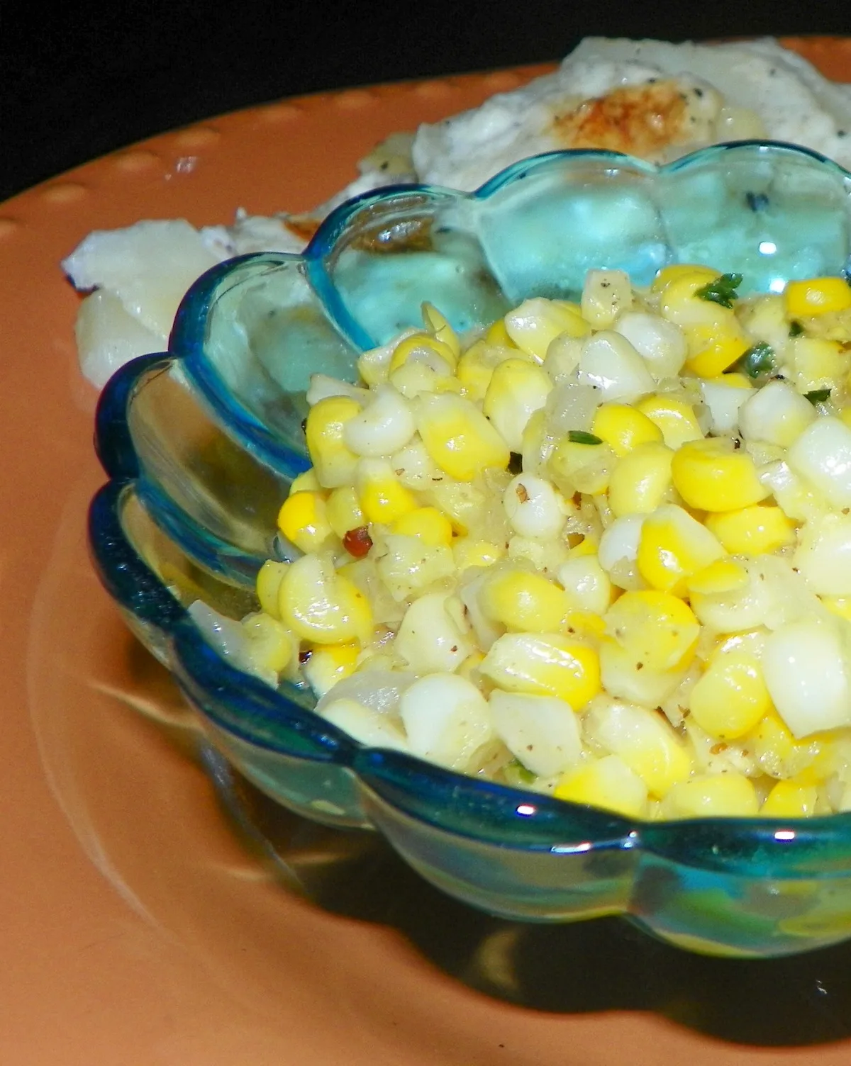 Honey Mustard Corn (Microwave)