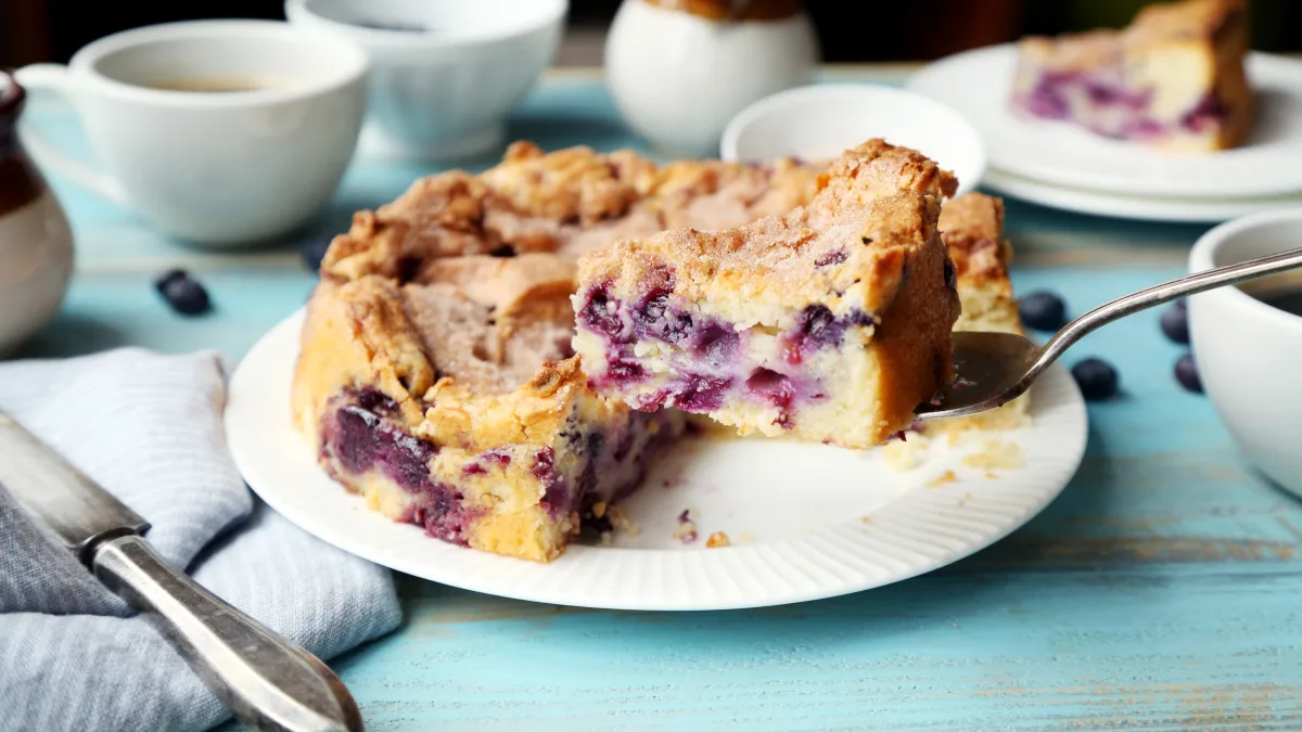 Huckleberry ( or Blueberry) Coffee Cake