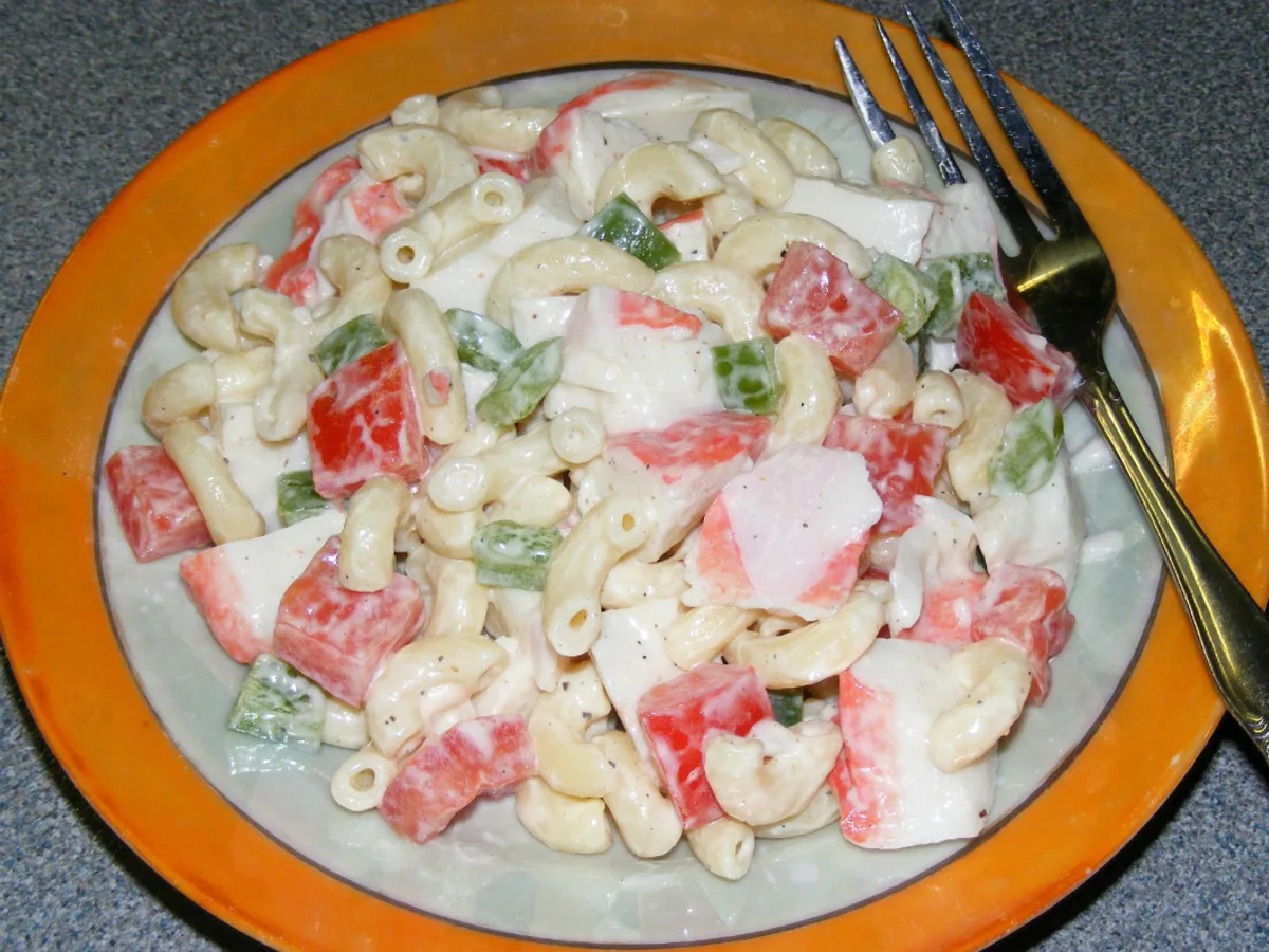 Imitation Crab and Pasta Salad
