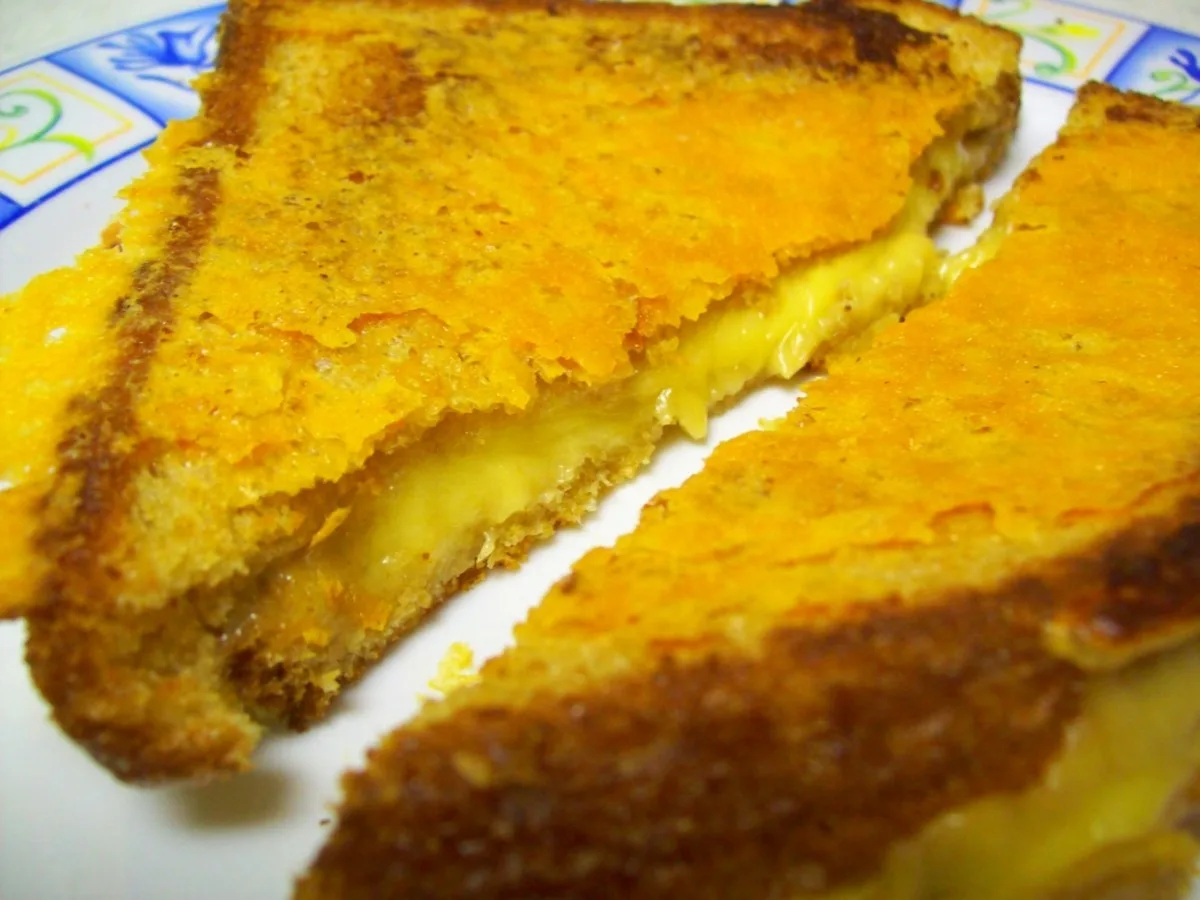 Inside and out Grilled Cheese
