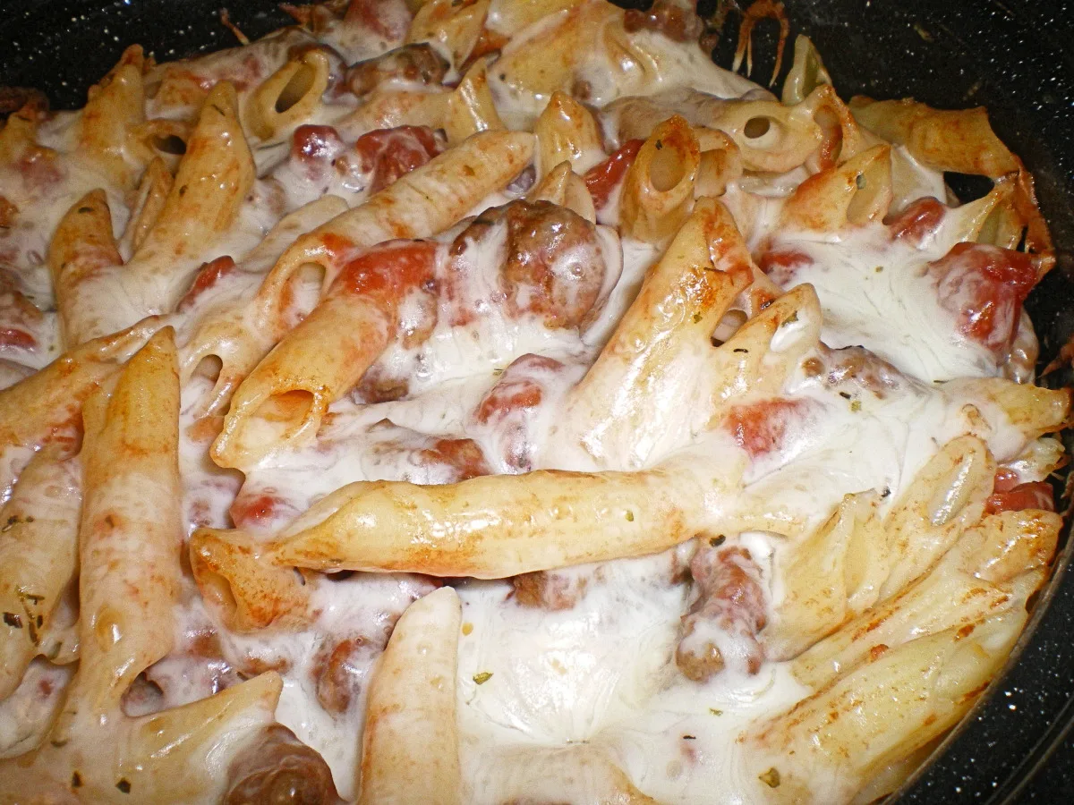 Italian Sausage and Penne Bake