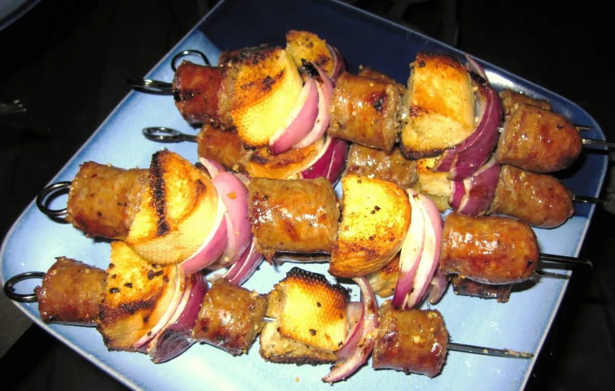Italian Sausages Skewers