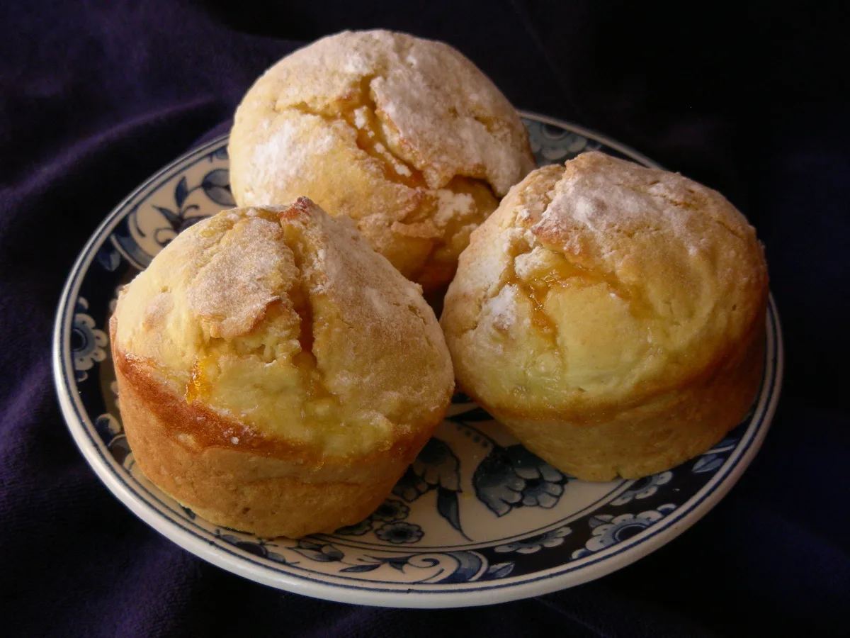 Jam Muffins, Apricot Etc