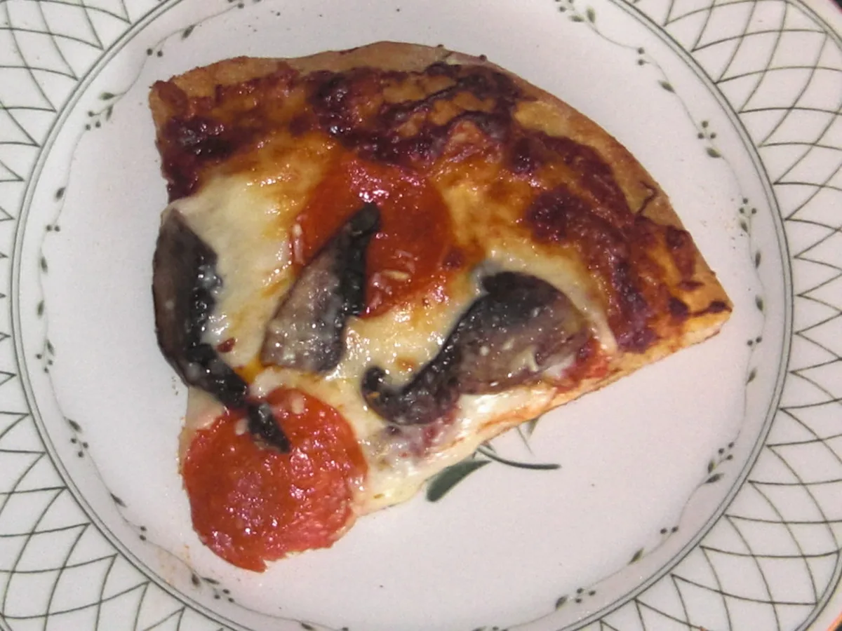 Kate L's Tipsy Mushroom Pepperoni Pizza