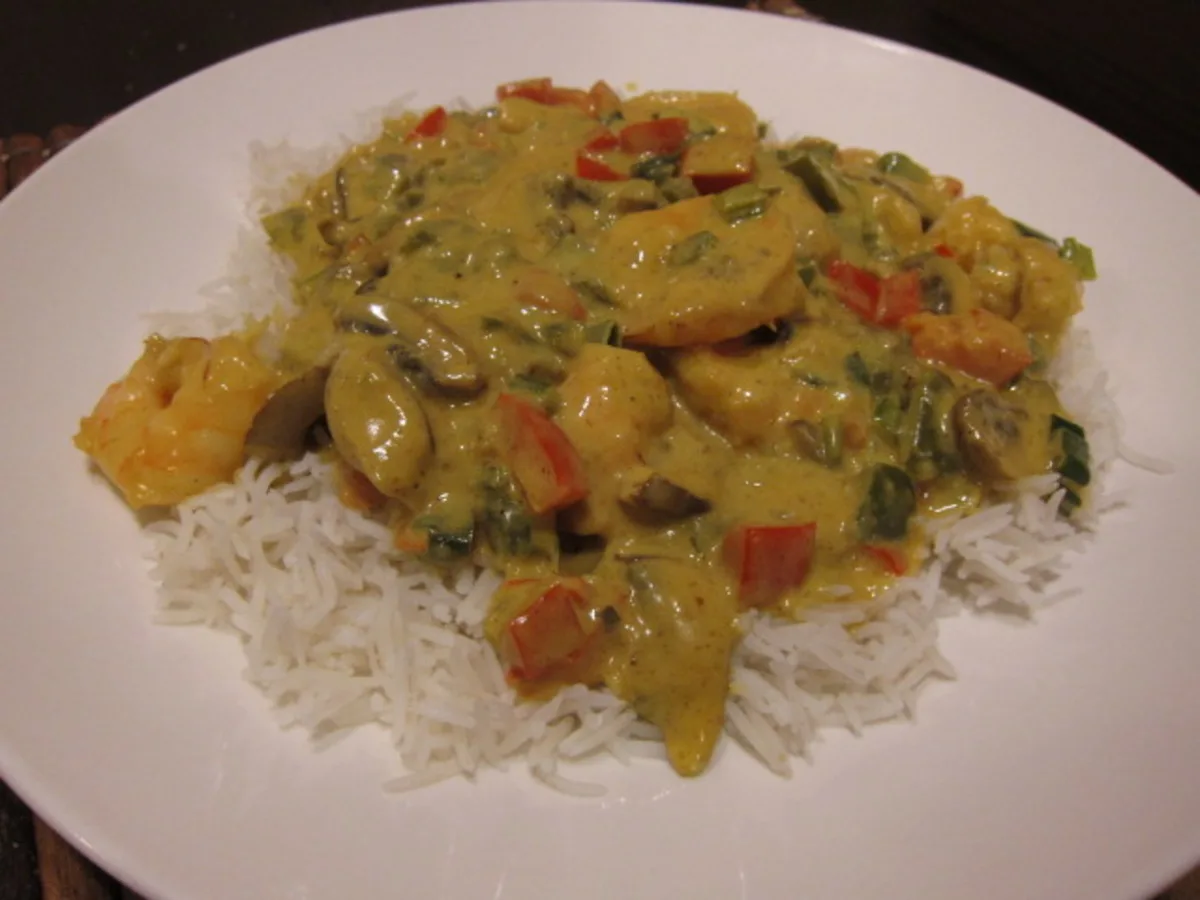 Kathy's Curried Shrimp