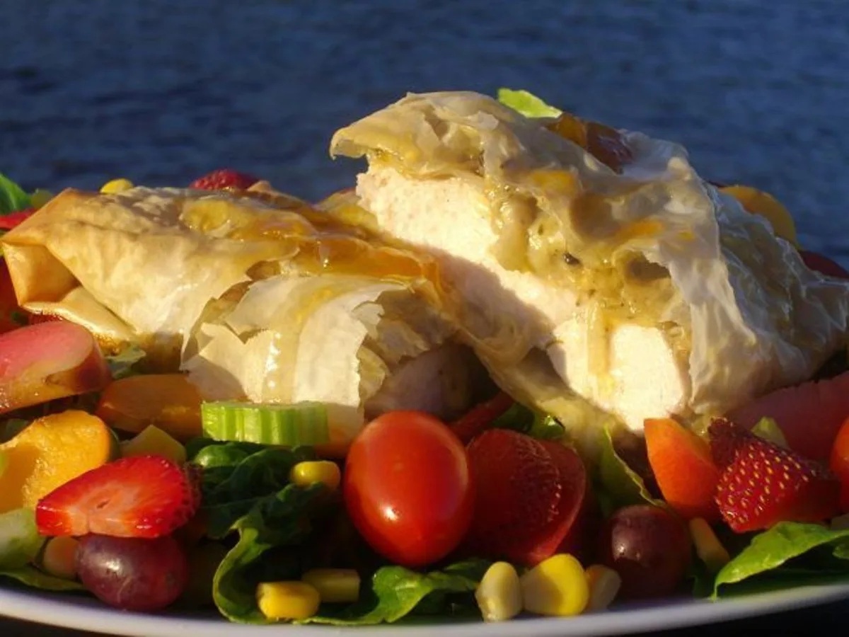 Kato's Phyllo Chicken Surprise