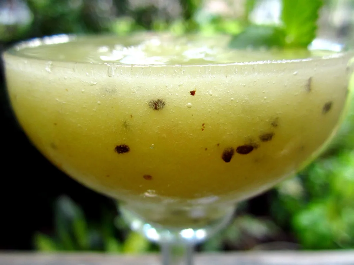 Kiwifruit and Midori Slushy