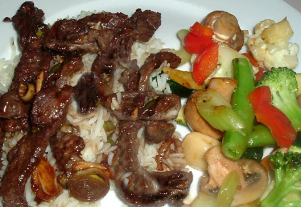 Korean Gogi Bokum (Deep Fried Beef Slices)
