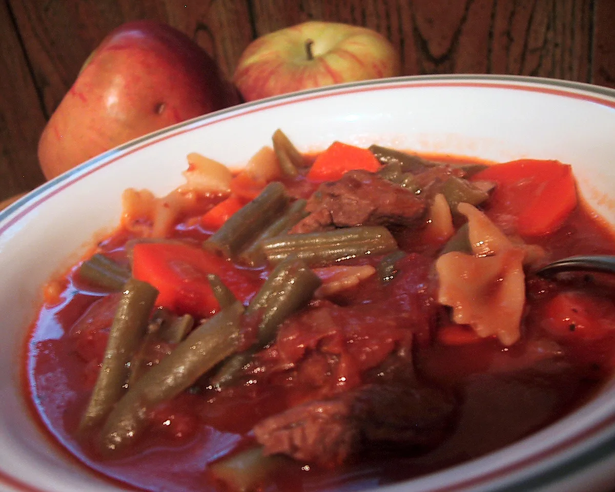Lamb Stew With Pasta