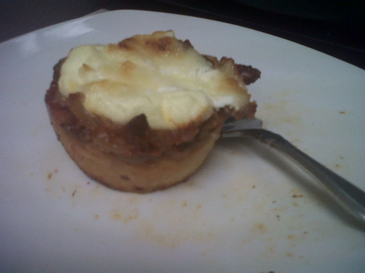 Lasagna Sliders/Cupcakes