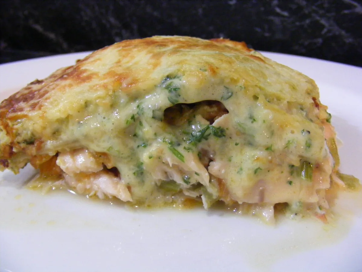 Lasagna With Fresh Salmon and Mascarpone