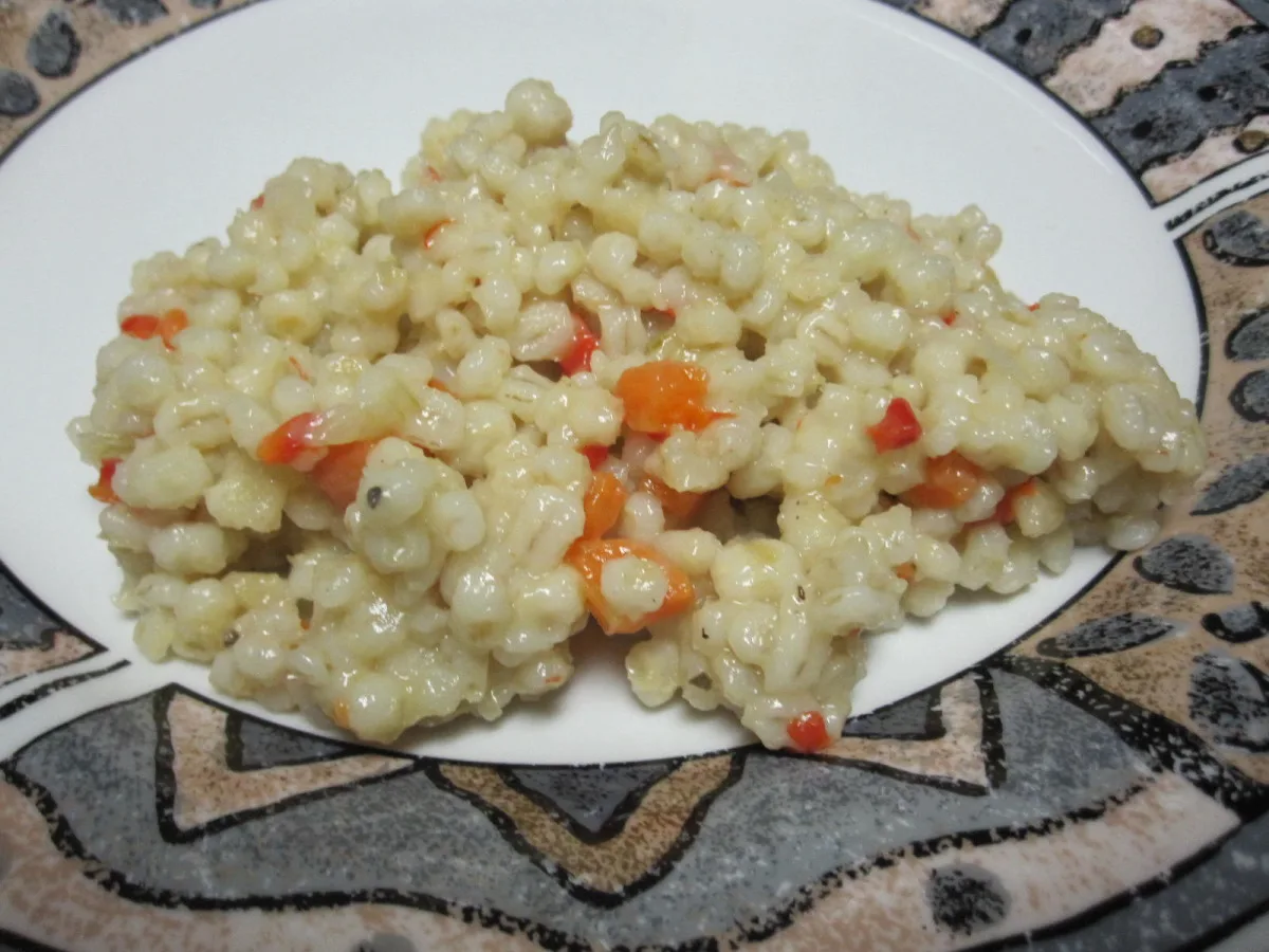 lemon barley pilaf