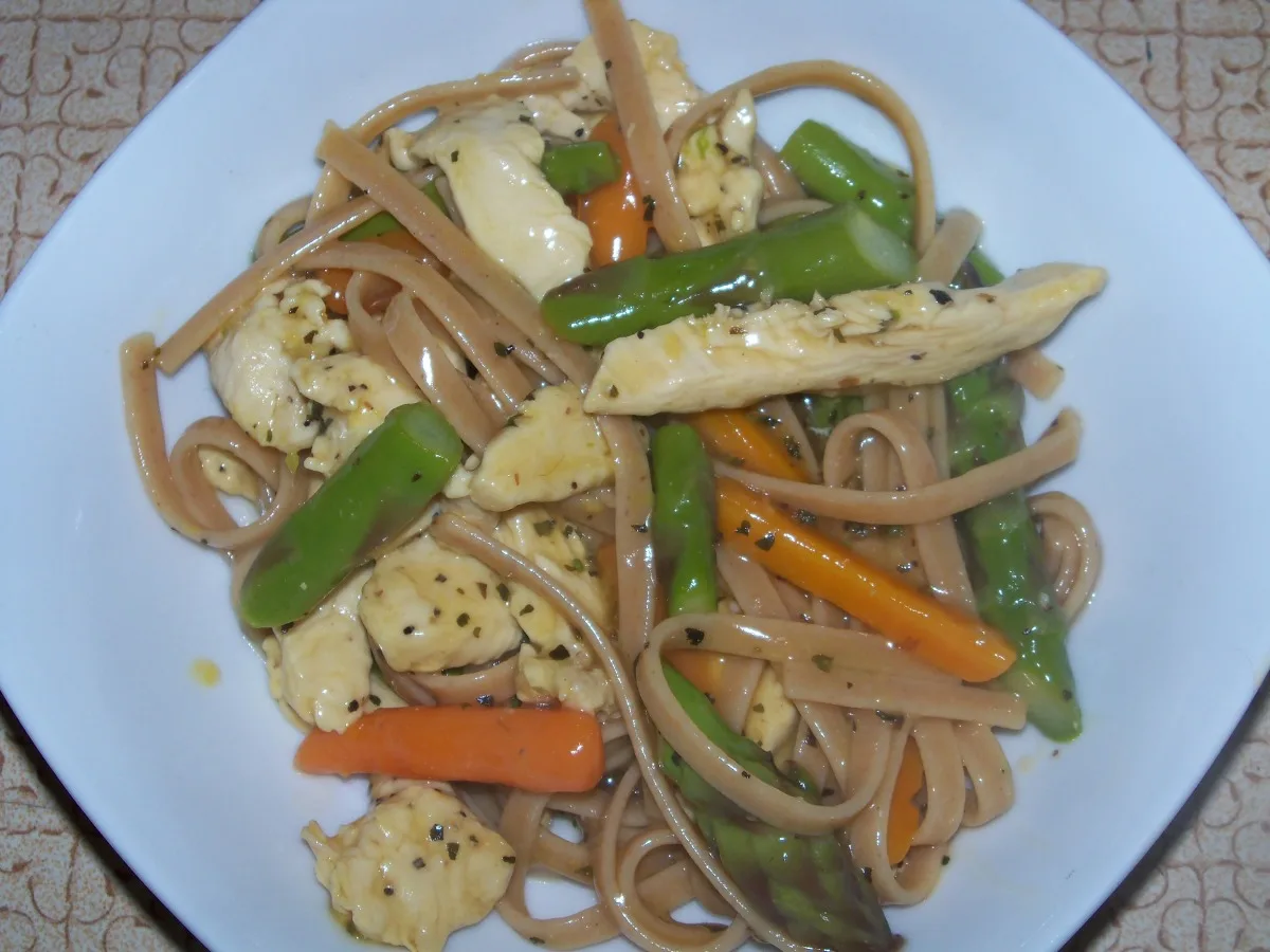 Lemon Chicken Primavera