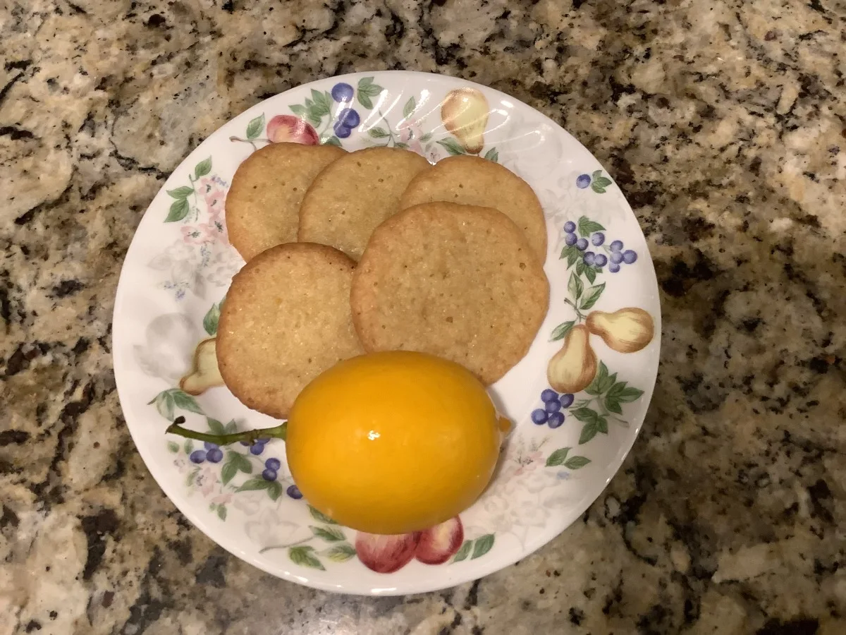 Lemon Crisp Cookies