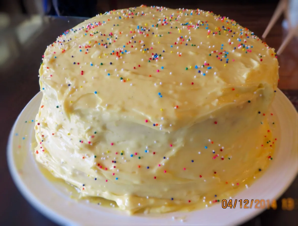 Lemon-Rosemary Layer Cake