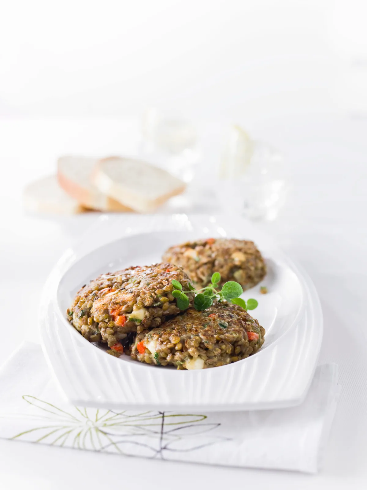 Lentil and Feta Patty