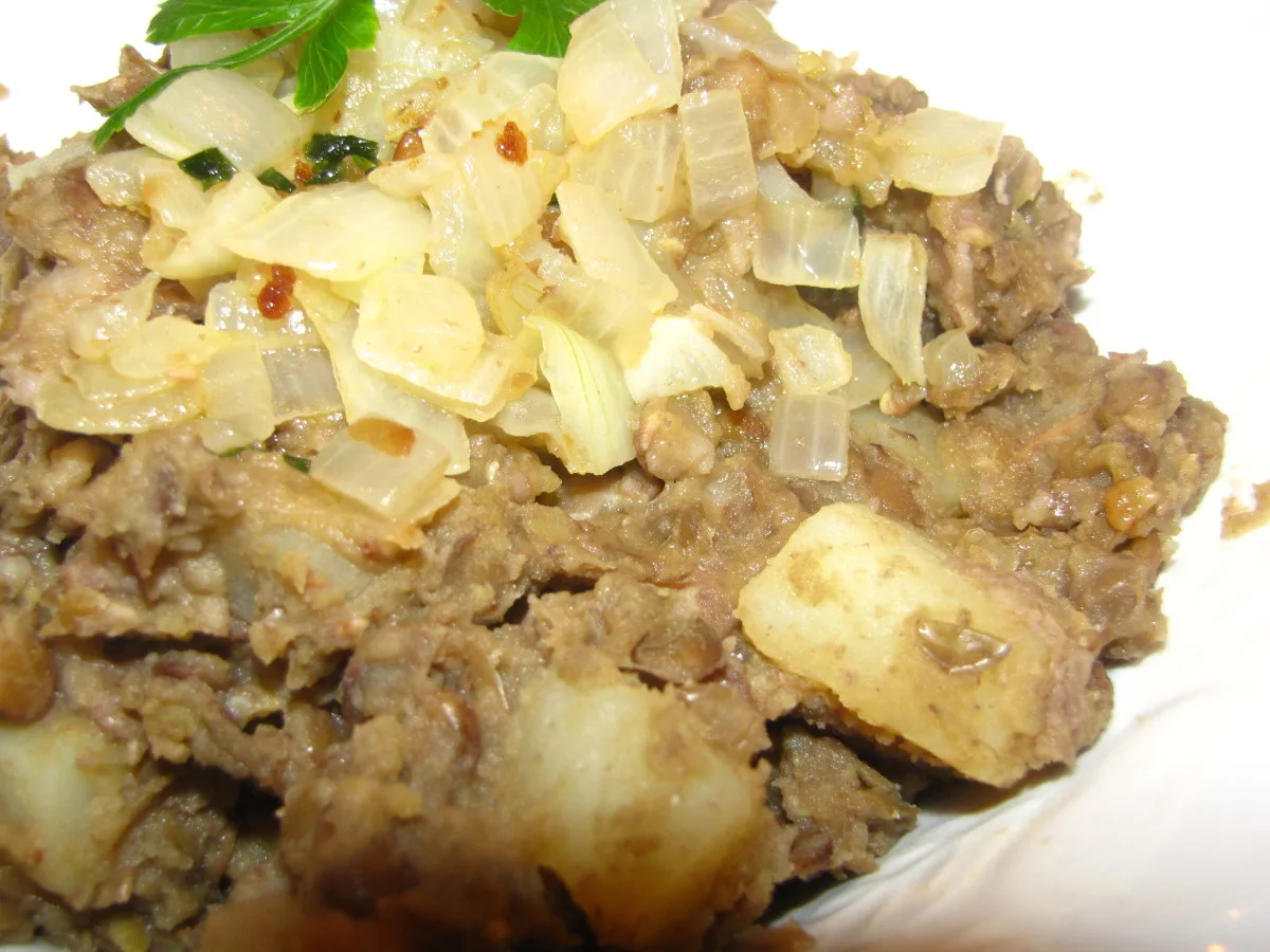 Lentils and Bacon