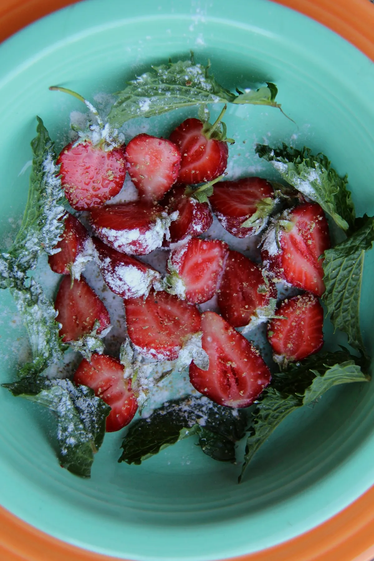Lightly Peppered Strawberries
