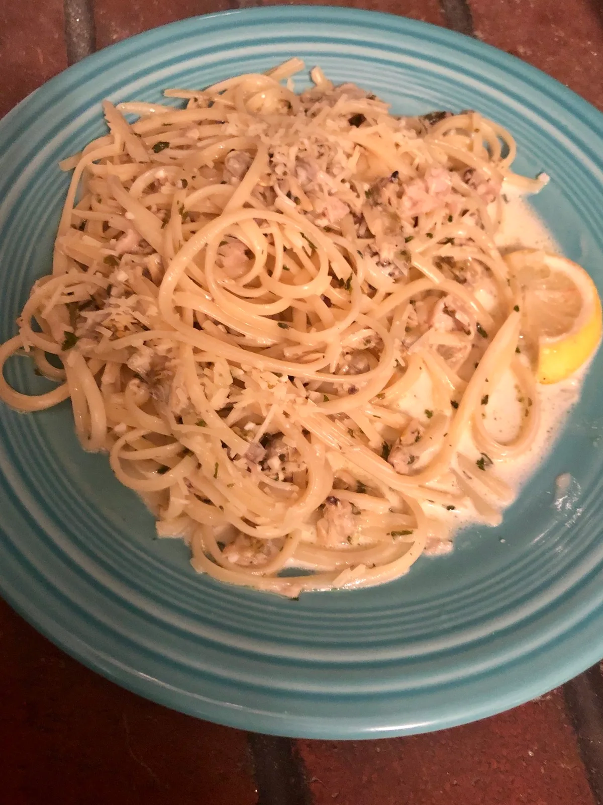 Linguine With Creamy White Clam Sauce