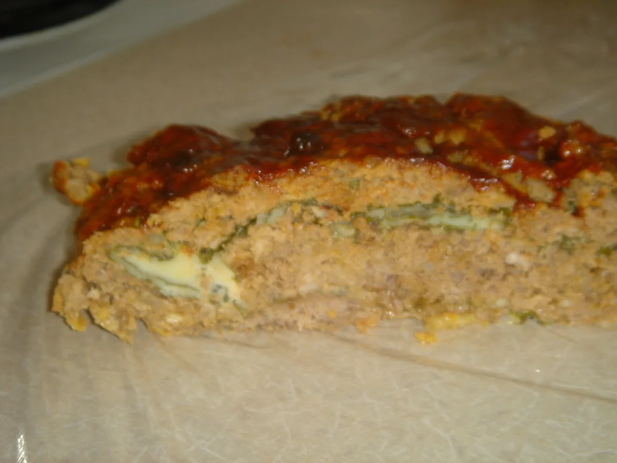 Low Carb Stuffed Meatloaf