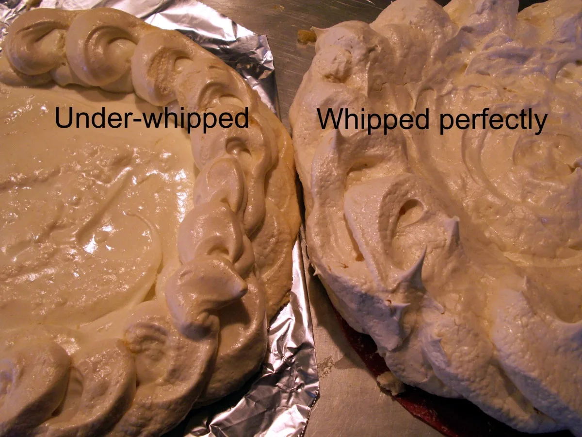 Low-Fat Chocolate Mousse in a Meringue Shell (Pavlova)