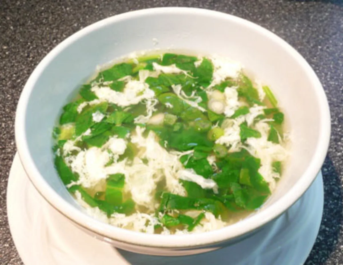 Low Fat Egg Drop Soup, My Way