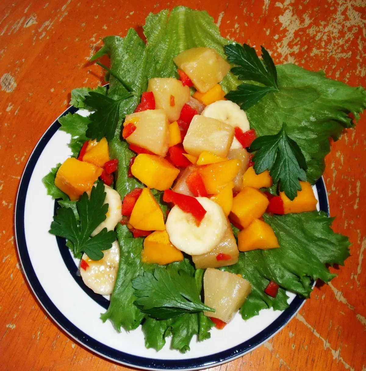 Mango and Pineapple Salad