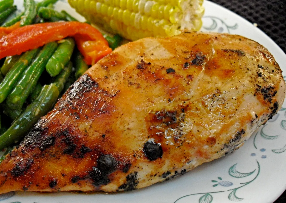 Maple-Glazed Barbecue Chicken