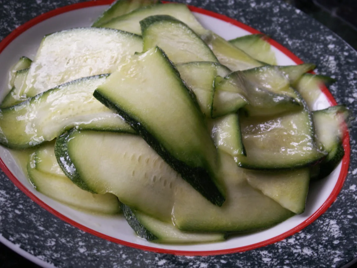 Marinated Zucchini Salad - Easy and Healthy