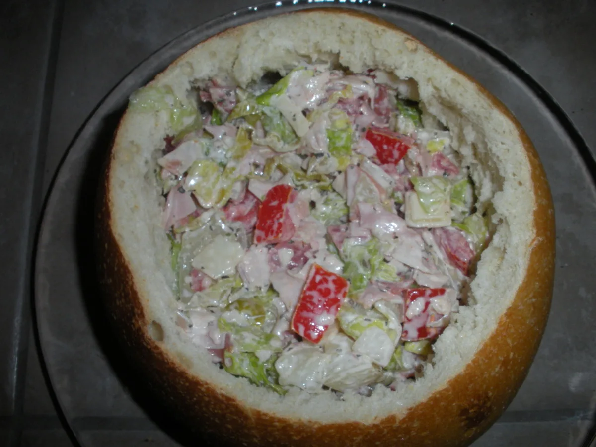 Mary Alice's Hoagie Dip in a Bread Bowl (Food Network)