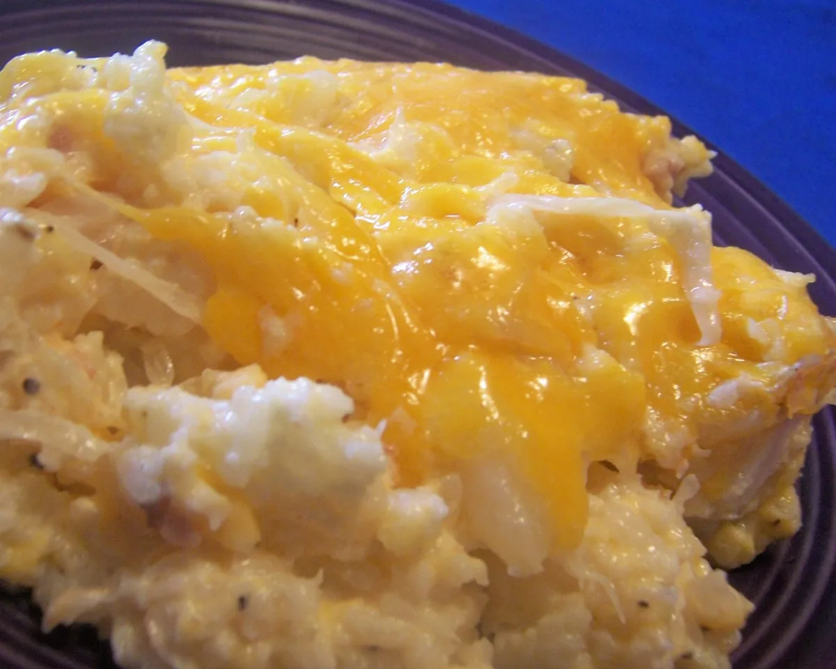 Mashed Cauliflower With Sauerkraut Casserole